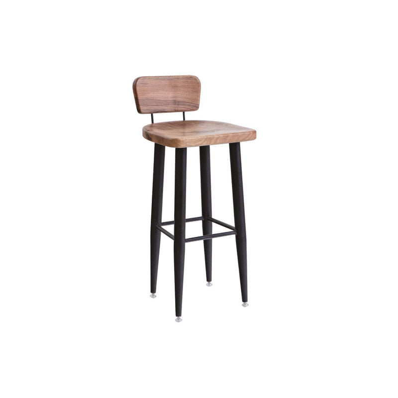 Industrial Low Back Barstool-TrendGoat