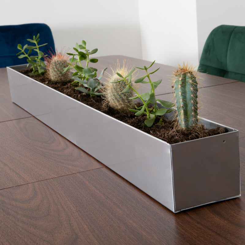 Long Centrepiece Table Plant Holder-TrendGoat