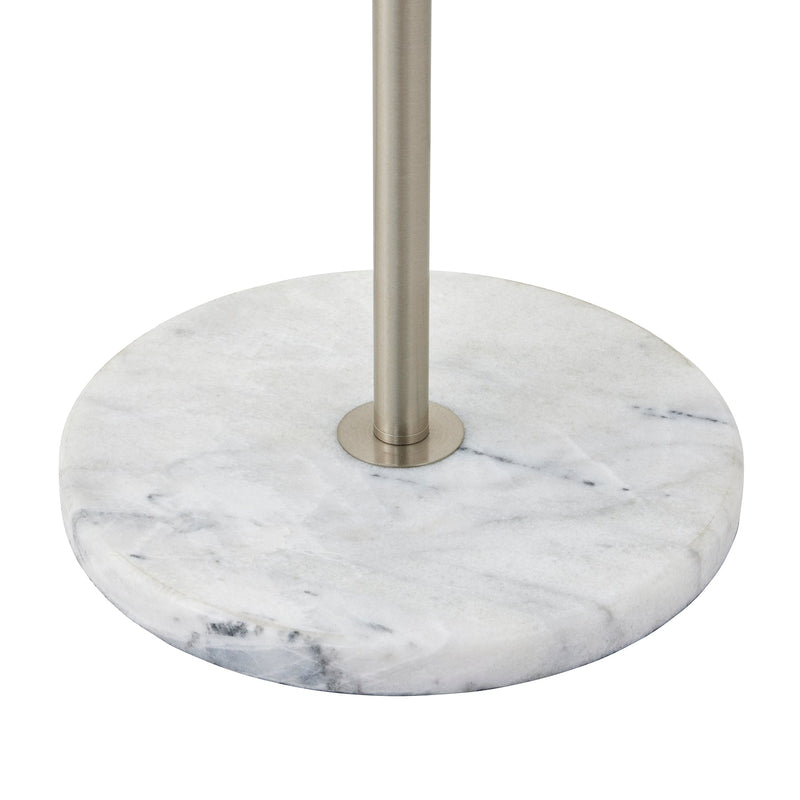 Marble And Silver Industrial Adjustable Floor Lamp-TrendGoat