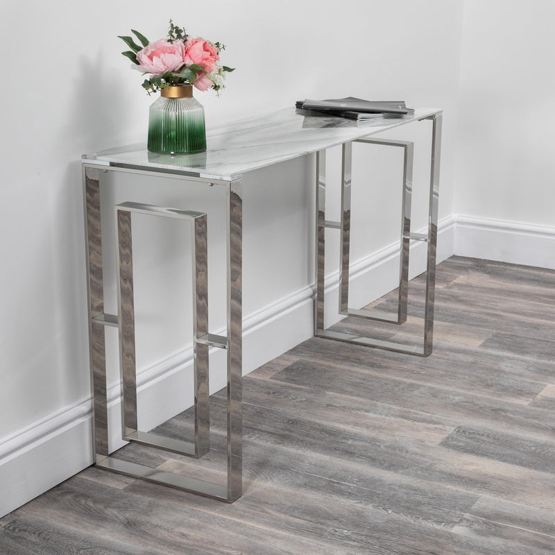 Marble Glass Milano Console Table-TrendGoat