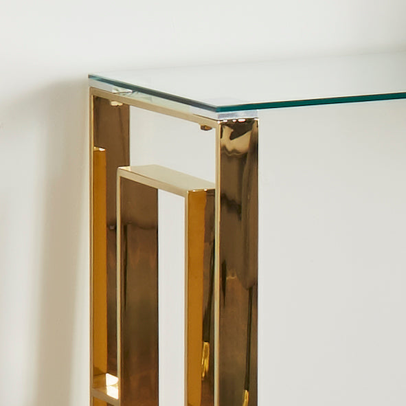 Milano Gold Console Table-TrendGoat