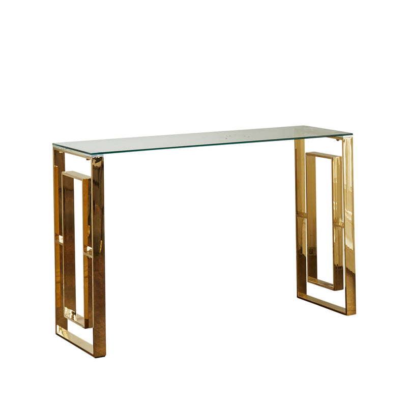 Milano Gold Console Table-TrendGoat