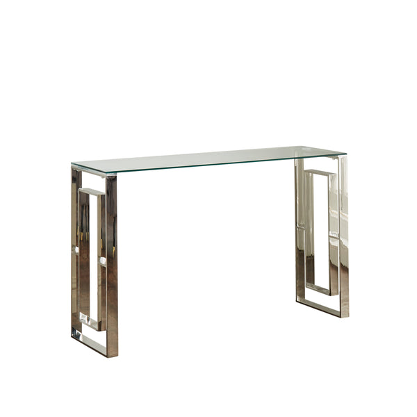 Milano Silver Plated Console Table-TrendGoat