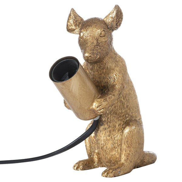 Milton The Mouse Gold Table Lamp-TrendGoat