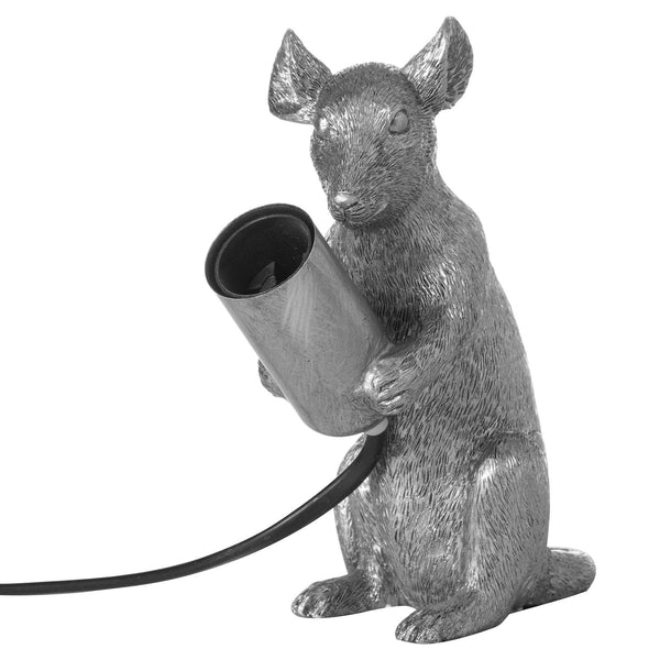 Milton The Mouse Silver Table Lamp-TrendGoat