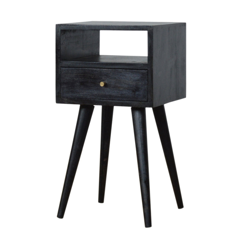 Mini Ash Black Bedside-TrendGoat