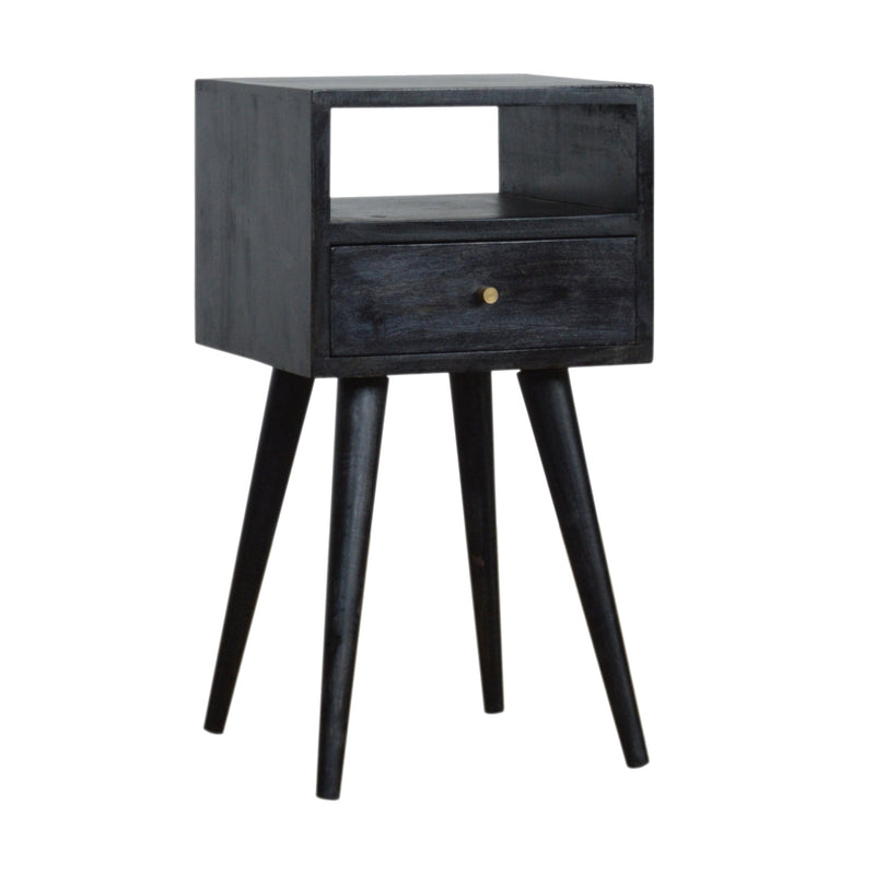 Mini Ash Black Bedside-TrendGoat