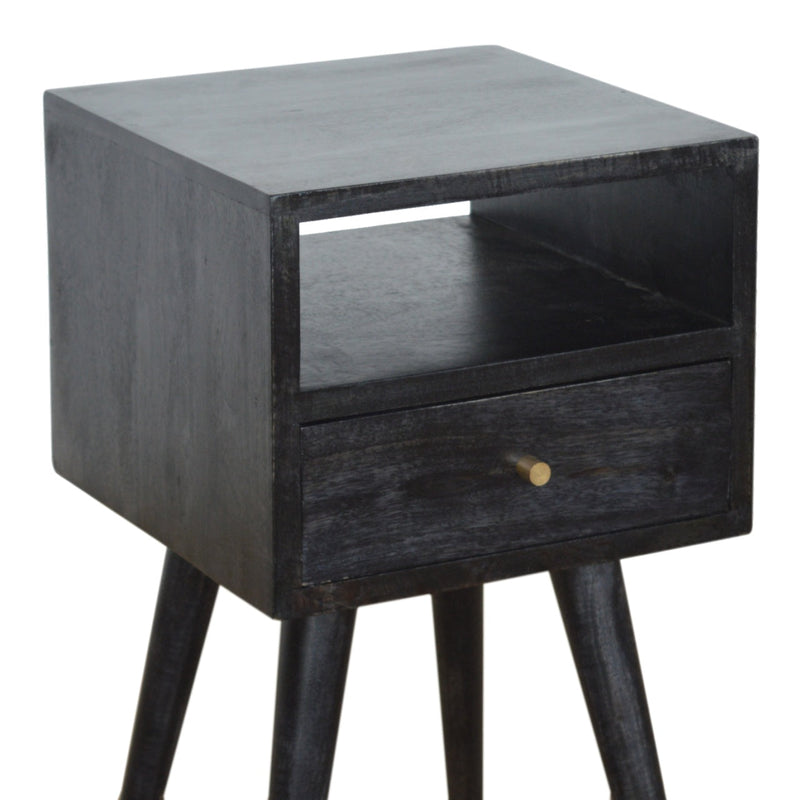 Mini Ash Black Bedside-TrendGoat