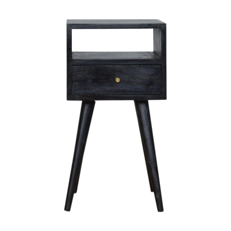 Mini Ash Black Bedside-TrendGoat