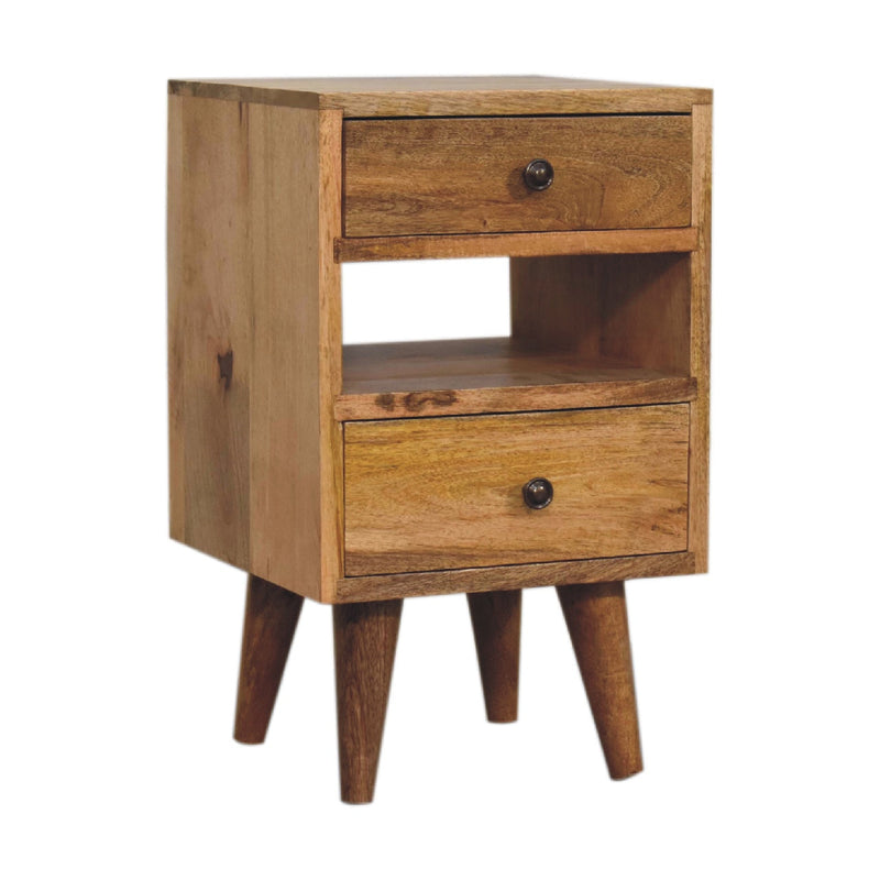 Mini Classic Multi Oak-ish Bedside-TrendGoat