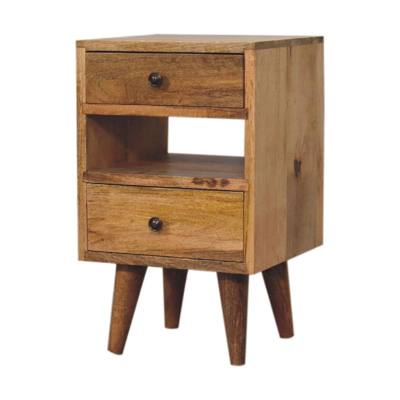 Mini Classic Multi Oak-ish Bedside-TrendGoat