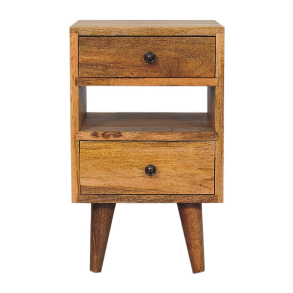 Mini Classic Multi Oak-ish Bedside-TrendGoat