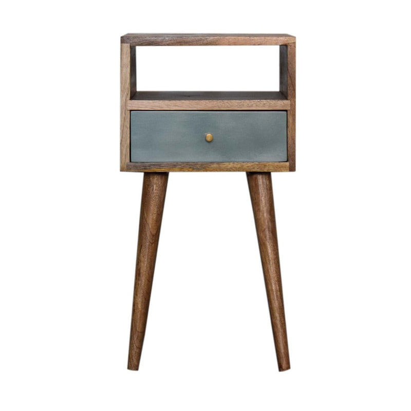 Mini Duck Egg Green Hand Painted Bedside-TrendGoat