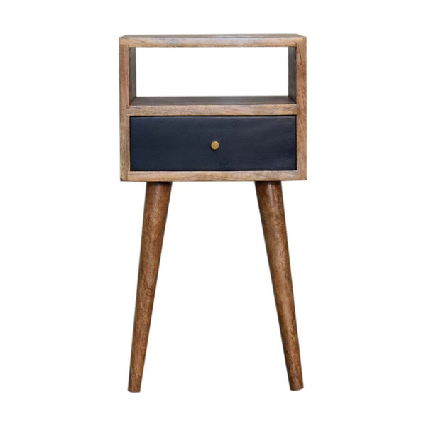 Mini Navy Blue Hand Painted Bedside-TrendGoat