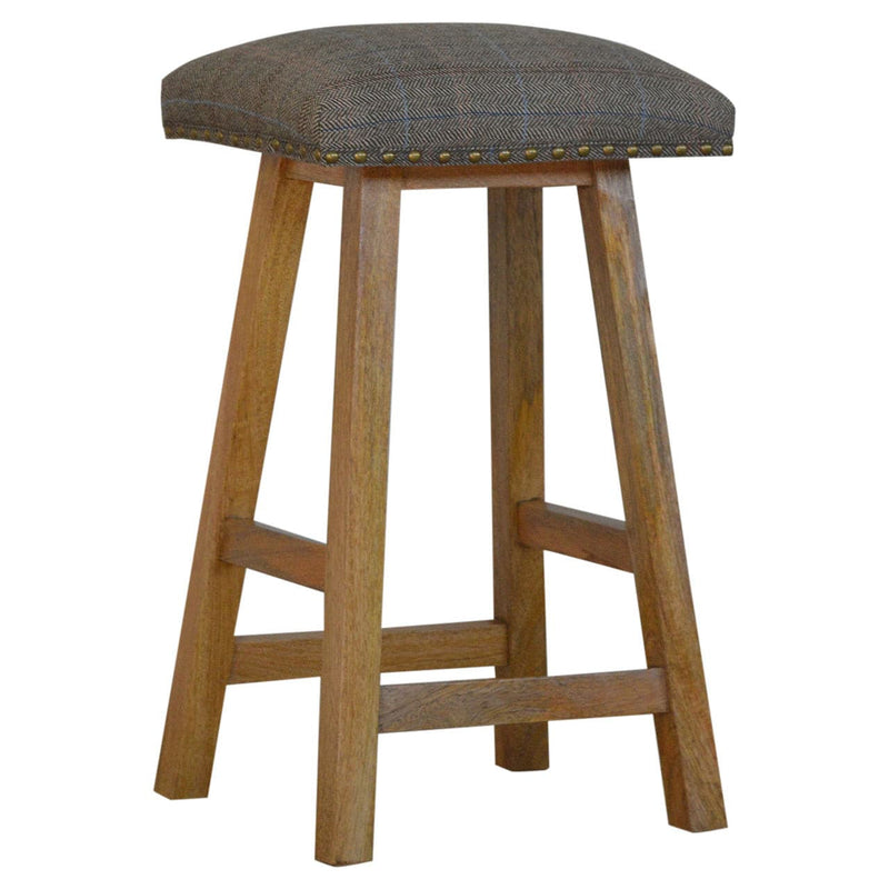 Multi Tweed Bar Stool-TrendGoat