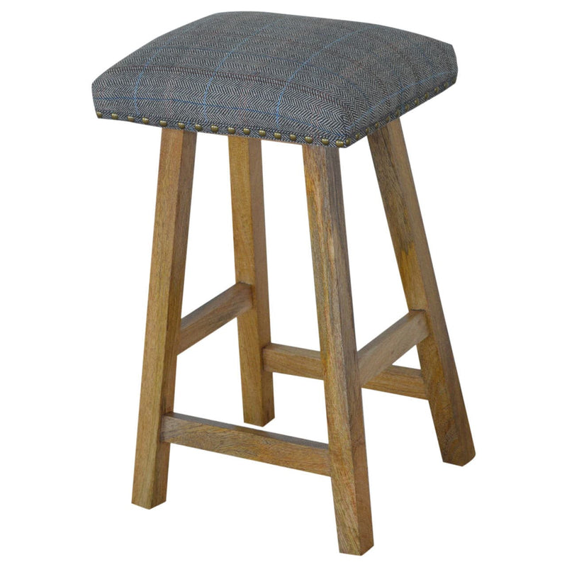 Multi Tweed Bar Stool-TrendGoat