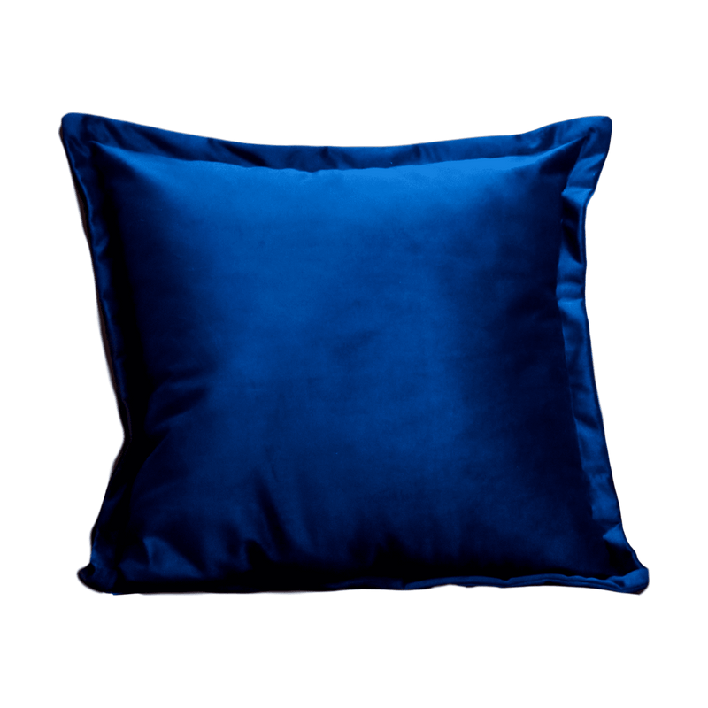 Navy Blue Velvet Cushion Cover-TrendGoat