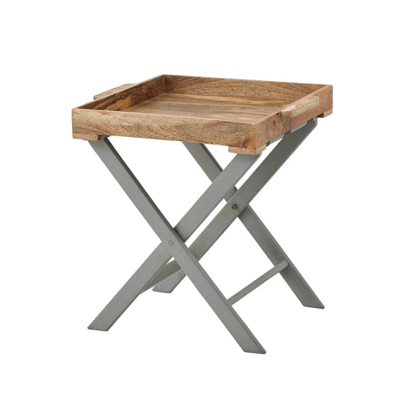 Nordic Grey Collection Butler Tray Table-TrendGoat