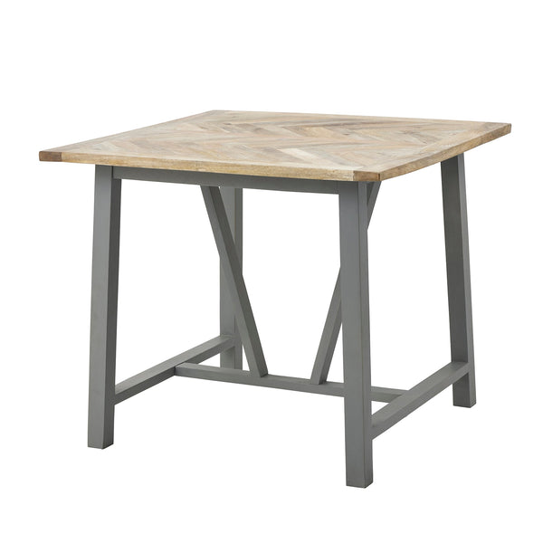 Nordic Grey Collection Square Dining Table-TrendGoat