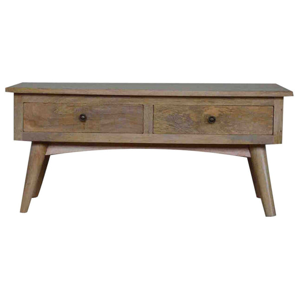 Nordic Style 2 Drawer Coffee Table-TrendGoat