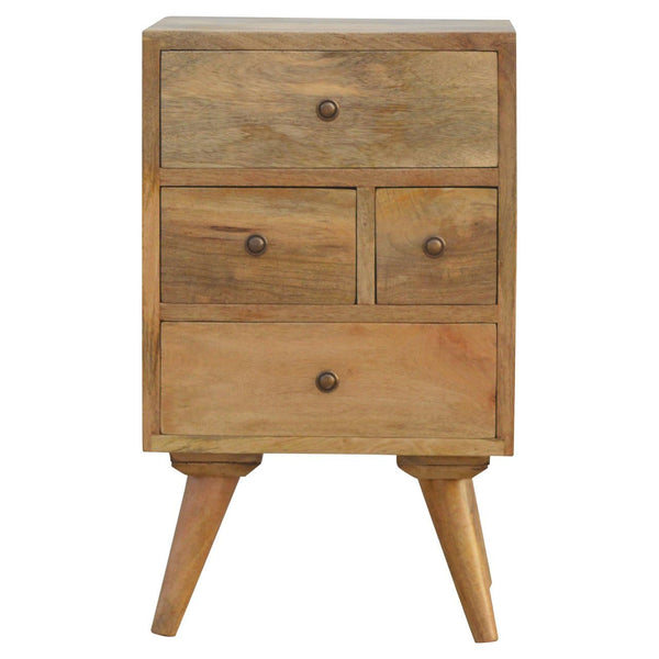 Nordic Style 4 Drawer Multi Bedside-TrendGoat