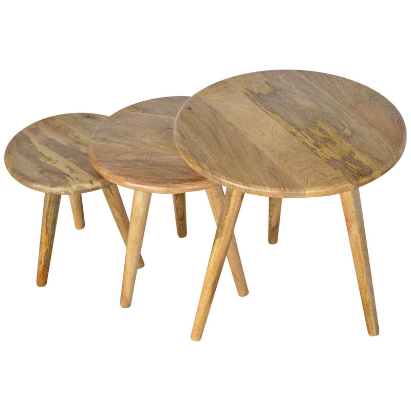 Oak-ish Nordic Nesting Stools-TrendGoat