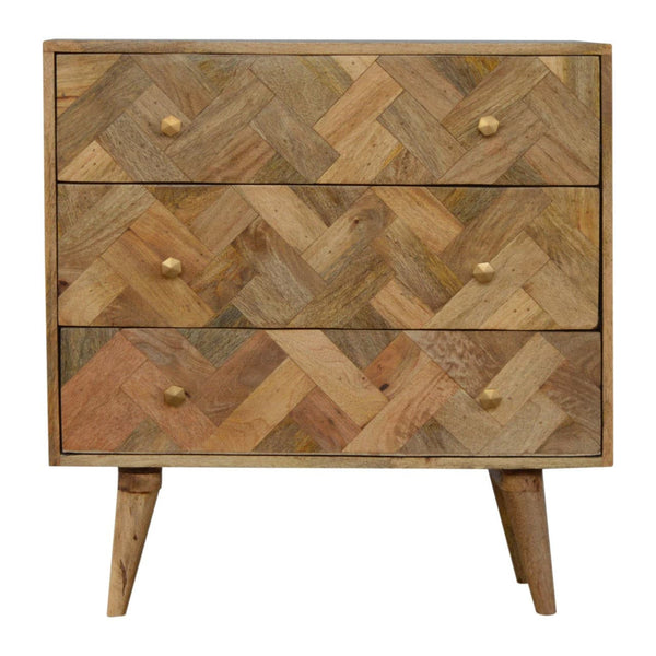 Patchwork Pattern Chest-TrendGoat