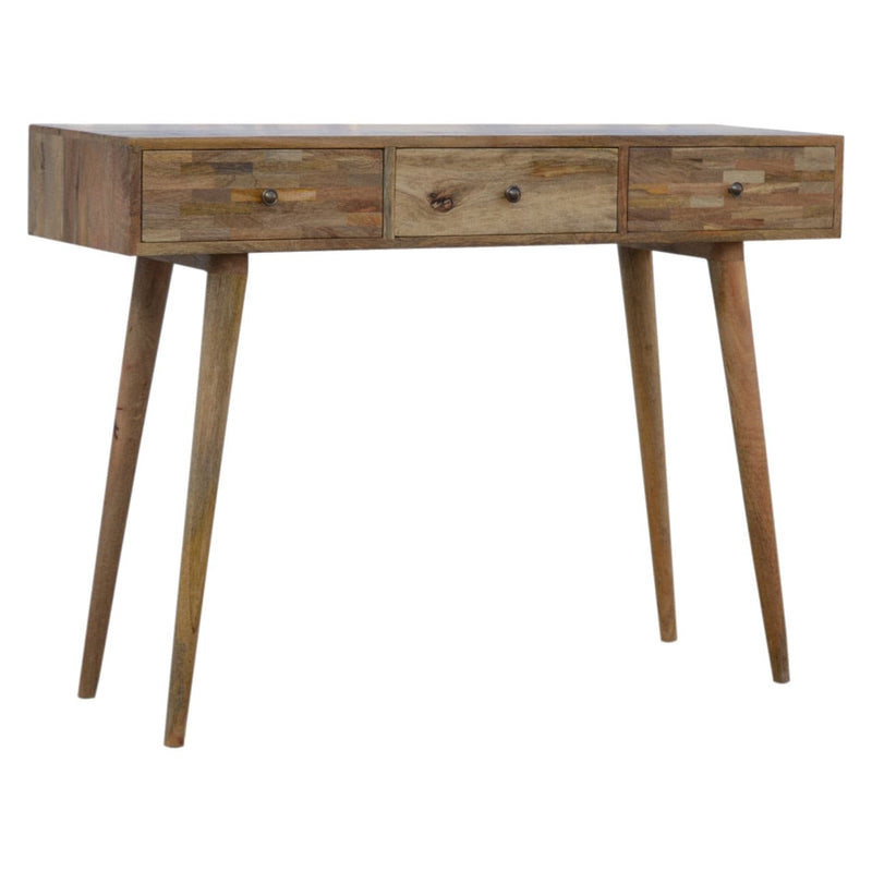 Patchwork Patterned Console Table-TrendGoat