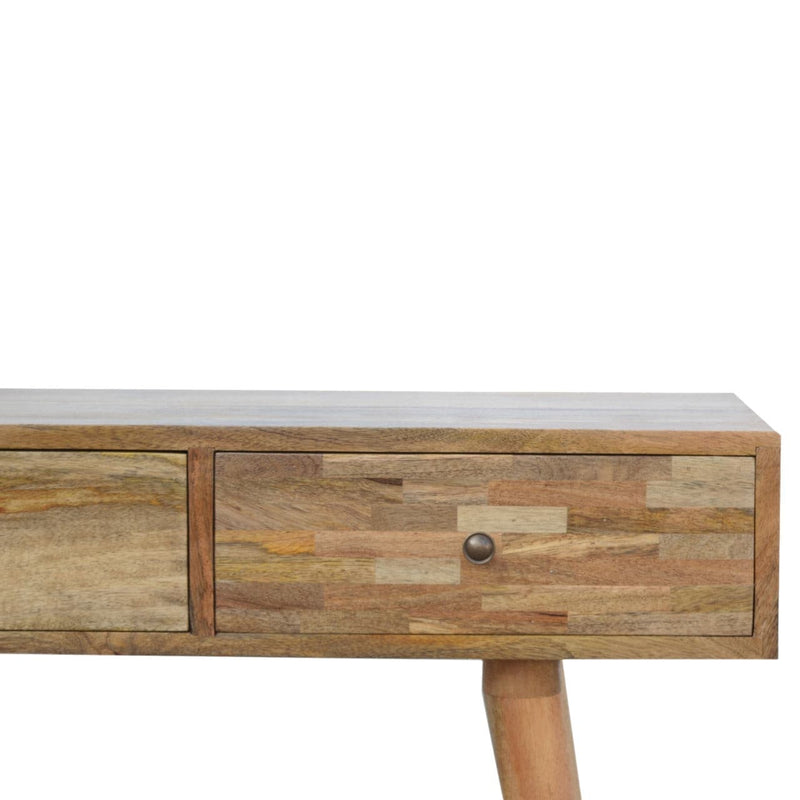 Patchwork Patterned Console Table-TrendGoat