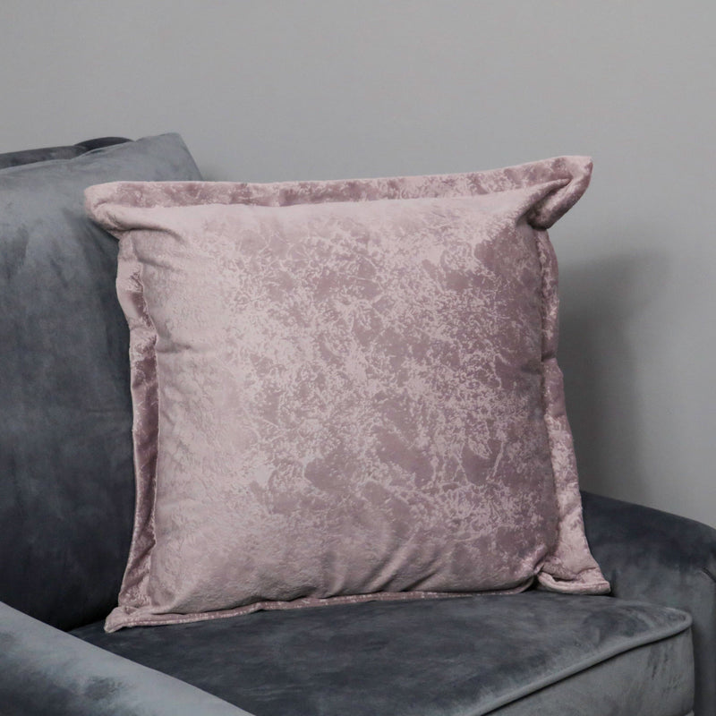 Pink Crushed Velvet Cushion Cover-TrendGoat