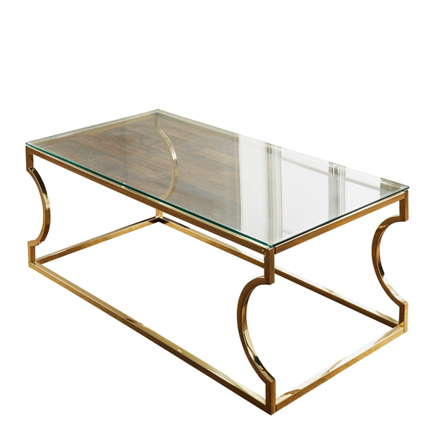 Rome Gold Coffee Table-TrendGoat