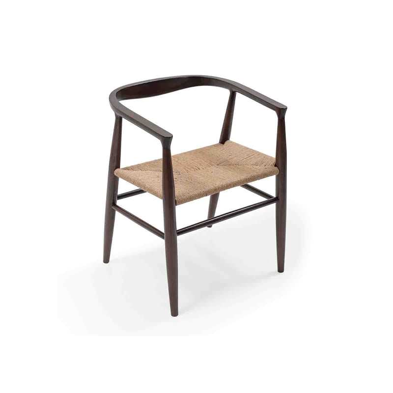 Scandinavian Inspired Rope Cord Dining chair-TrendGoat