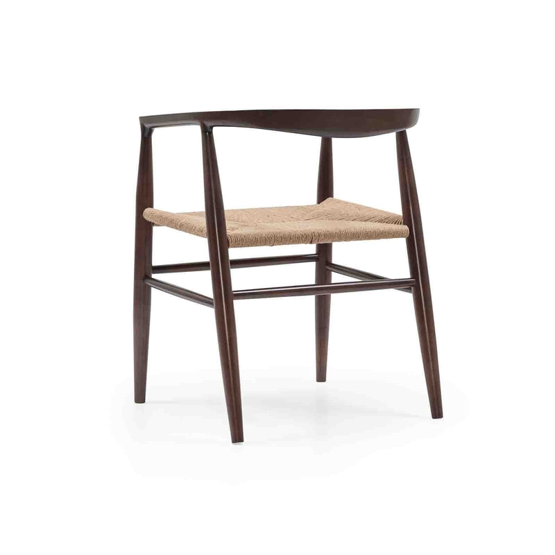 Scandinavian Inspired Rope Cord Dining chair-TrendGoat