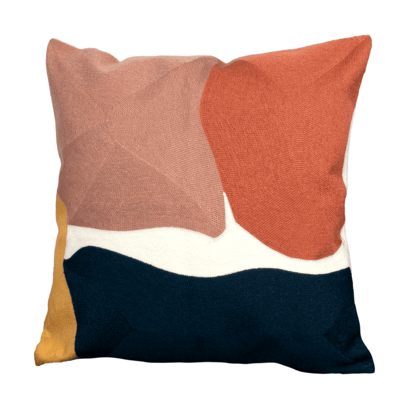 Shades of Rose Abstract Boho Cushion Cover-TrendGoat