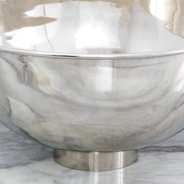 Silver Plated Mirror Polished Bowl-TrendGoat