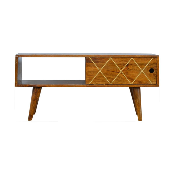 Sliding Brass Inlay Media Unit-TrendGoat