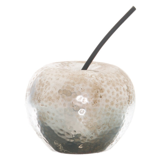 Small Silver Apple Ornament-TrendGoat