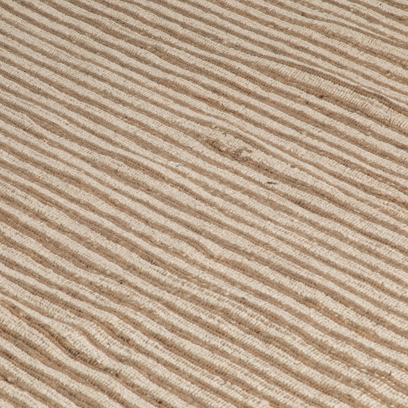 Striped Wool & Jute Rug (3 sizes)-TrendGoat