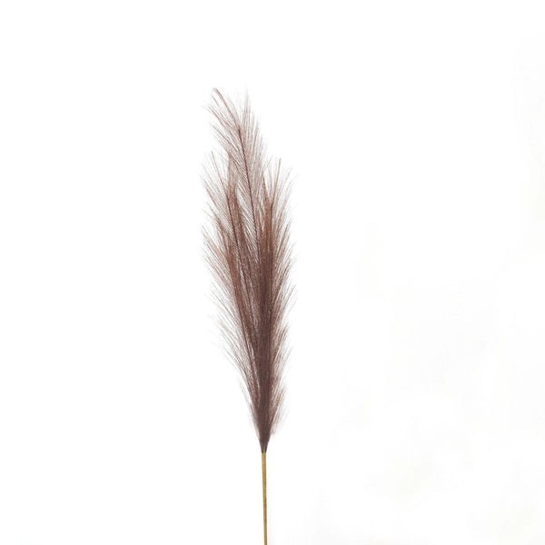 Taupe Faux Pampas Grass Stem-TrendGoat