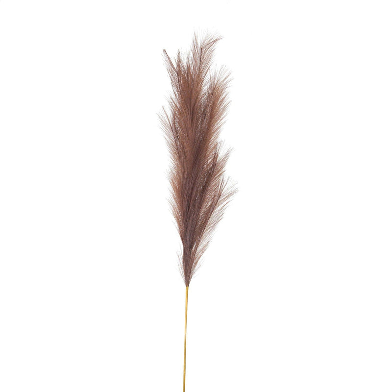 Taupe Large Faux Pampas Grass Stem-TrendGoat