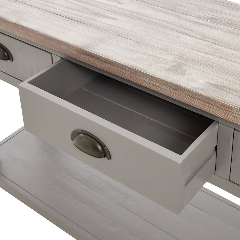 The Oxley Collection Three Drawer Console Table-TrendGoat