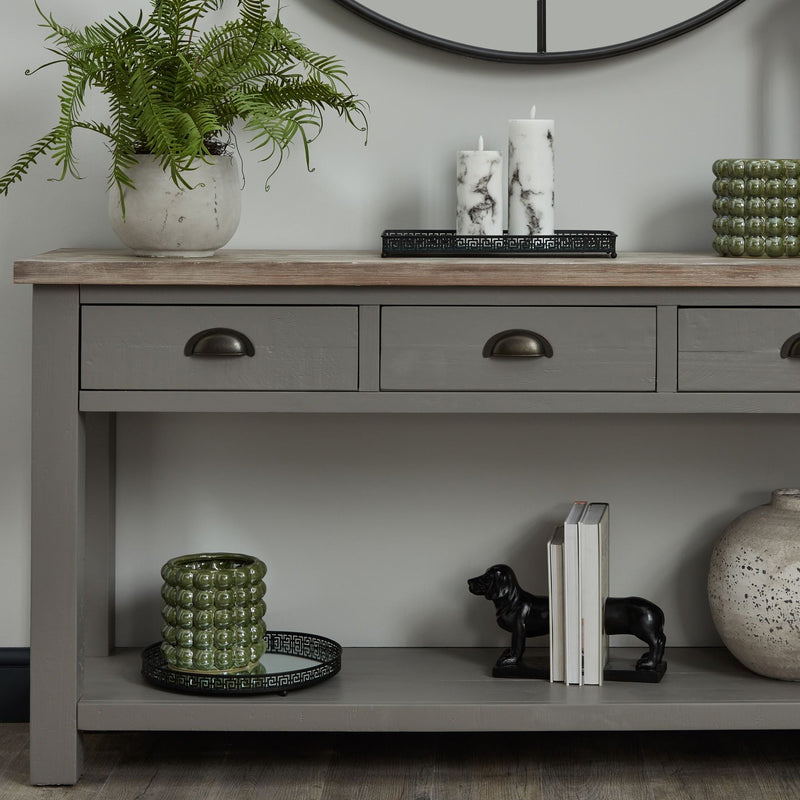 The Oxley Collection Three Drawer Console Table-TrendGoat