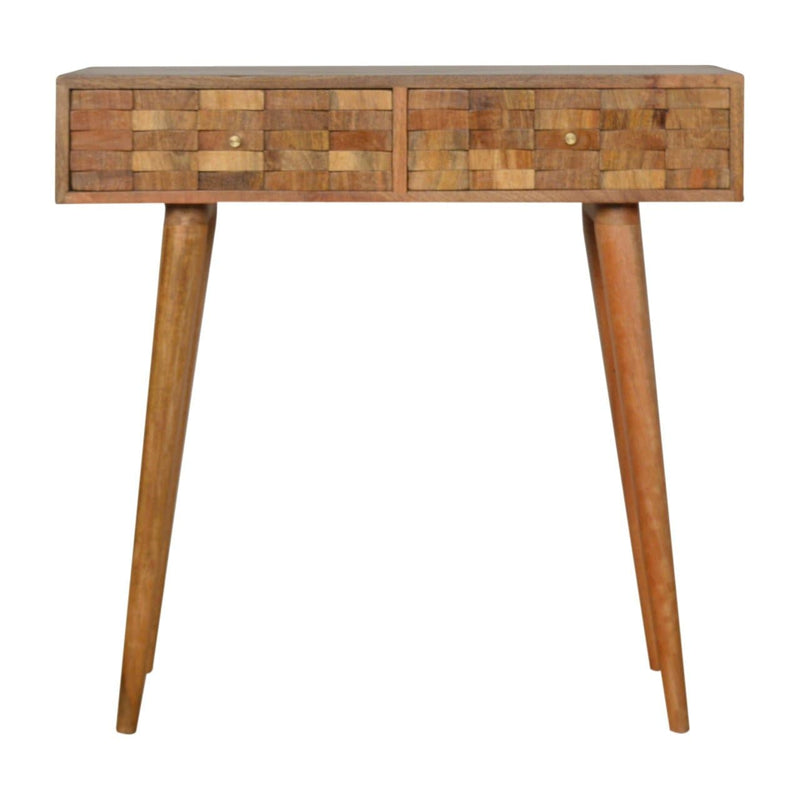 Tile Carved Console Table-TrendGoat