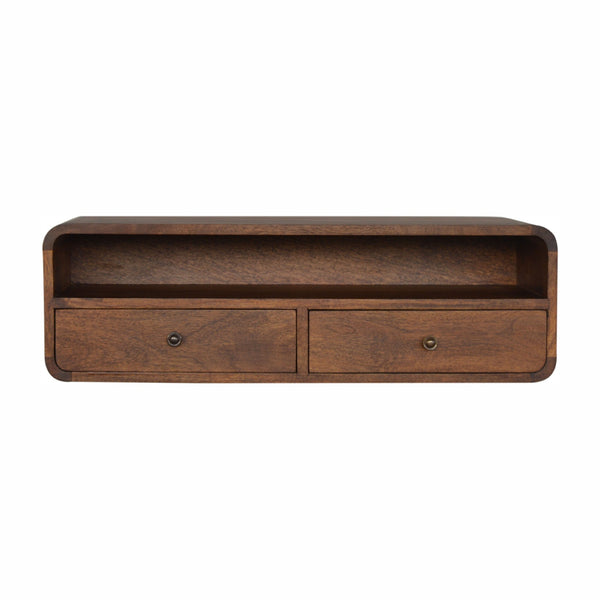 Wall Mounted 2 Drawer Console Table-TrendGoat