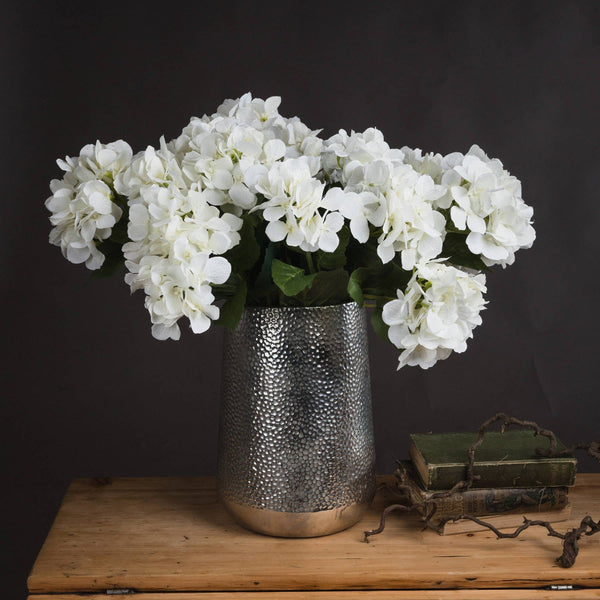 White Hydrangea Bouquet-TrendGoat