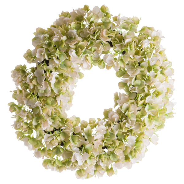 White Hydrangea Wreath-TrendGoat