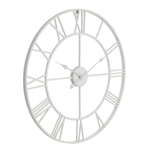 White Skeleton Wall Clock-TrendGoat