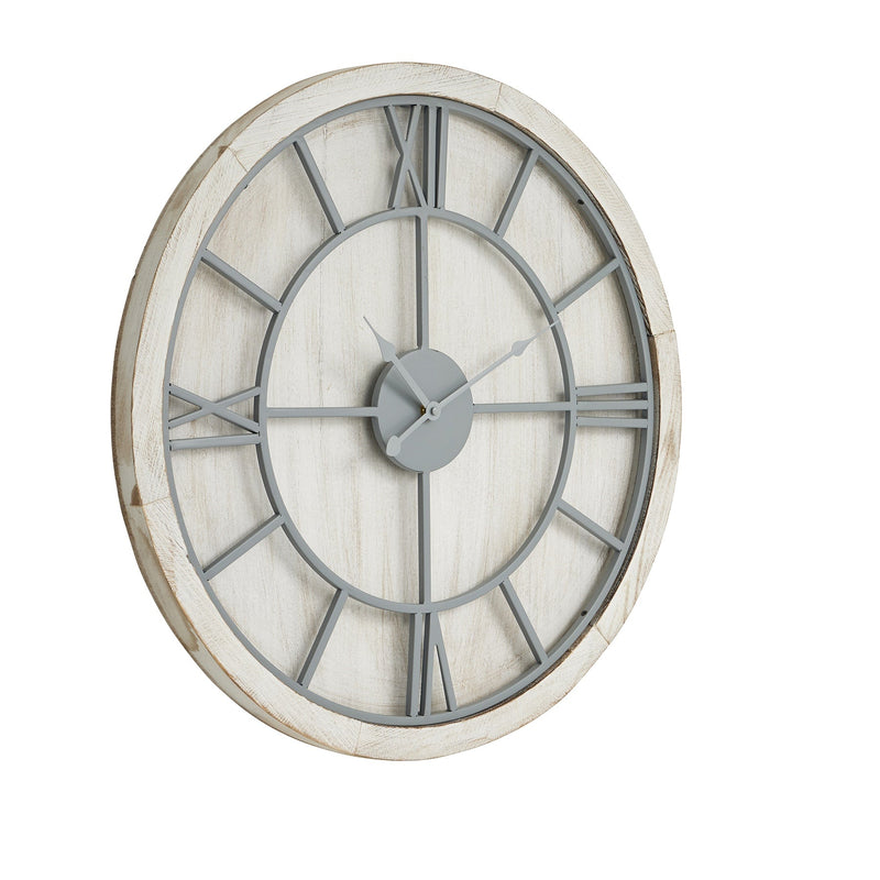 Williston White Wall Clock-TrendGoat