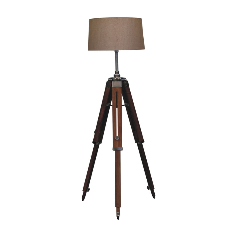 Wooden Tripod Floor Lamp-TrendGoat