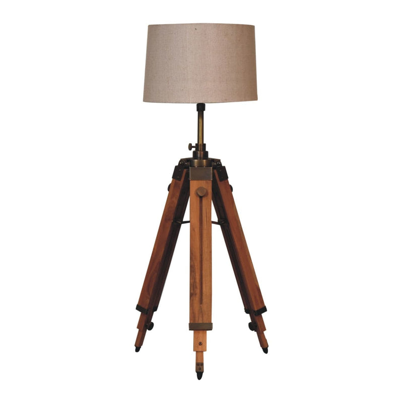 Wooden Tripod Lamp-TrendGoat